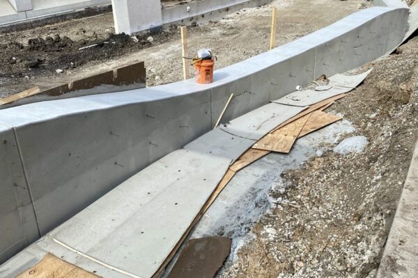 Curved Concrete Railing New Concrete1